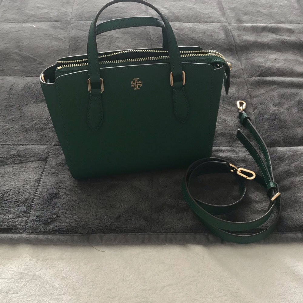 Green small hand bag